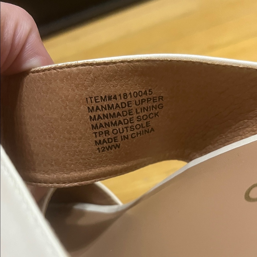 Torrid White Zipper Sandals - Picture 5 of 5